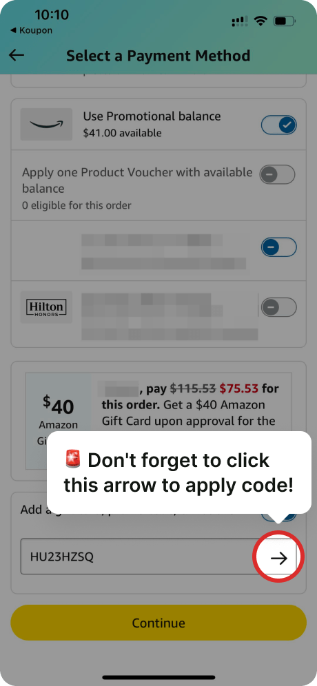 Option One - Buy Now step 6