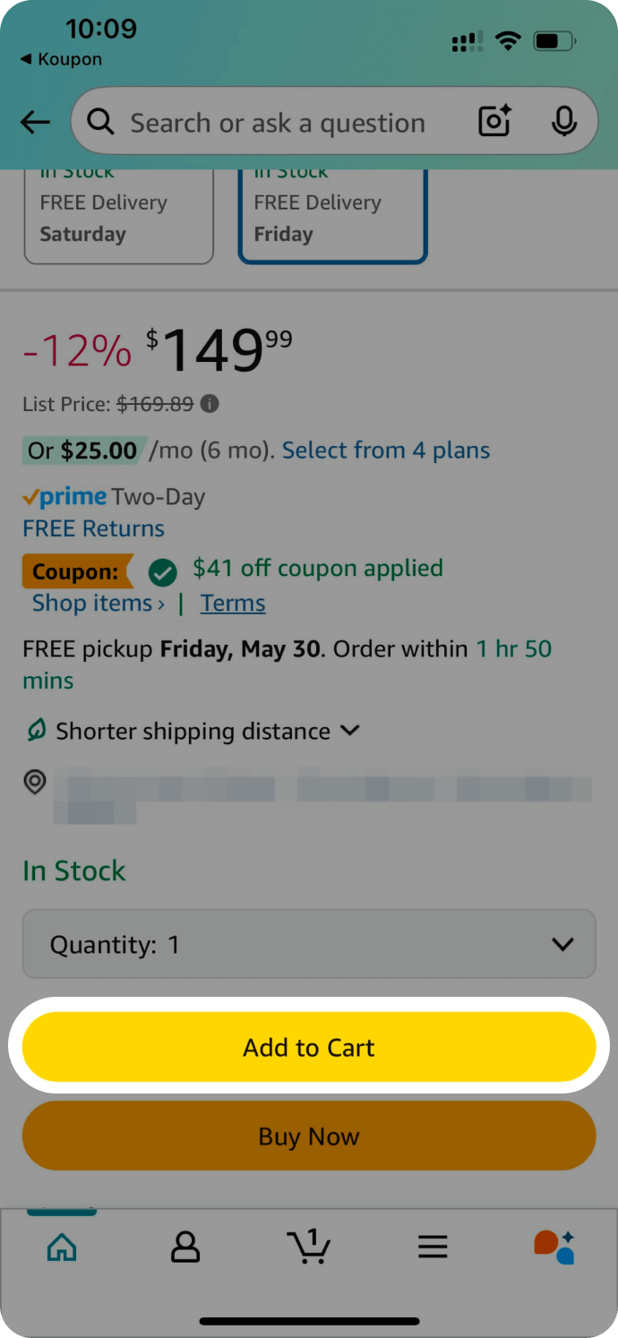 Option Two - Add to Cart 3